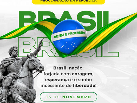 15 de novembro: Proclamação da República