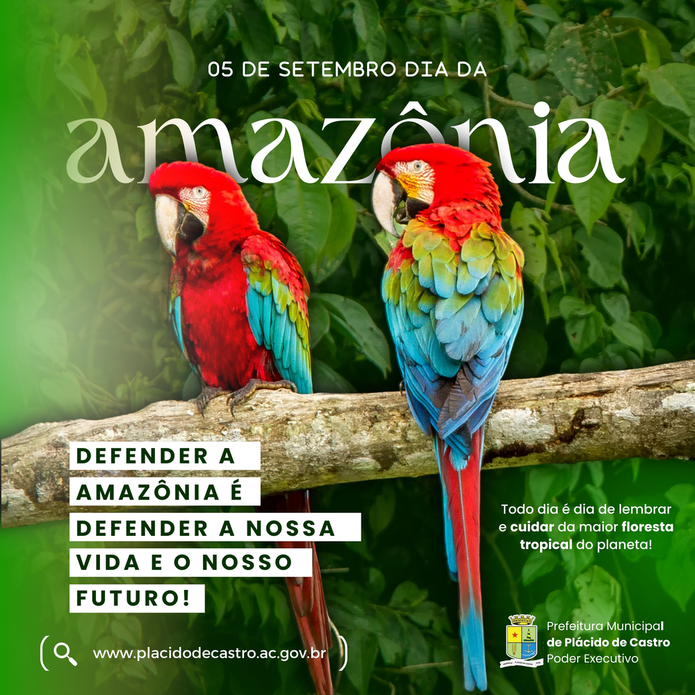 05 de setembro: Dia da Amazônia | Cidade AC News – Notícias do Acre