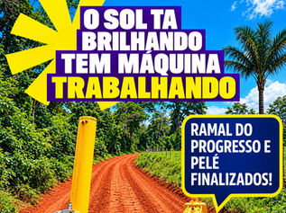 Prefeitura de Acrelândia conclui manutenção e recuperação dos Ramais do Progresso e do Pelé