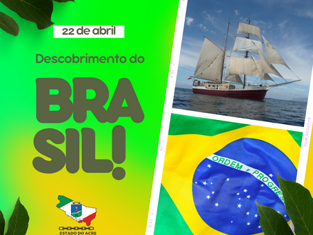 523 anos de história desde o descobrimento do nosso Brasil.