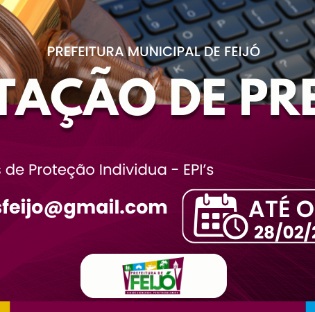 Cotação de Preço - Aviso de Cotação de Preço