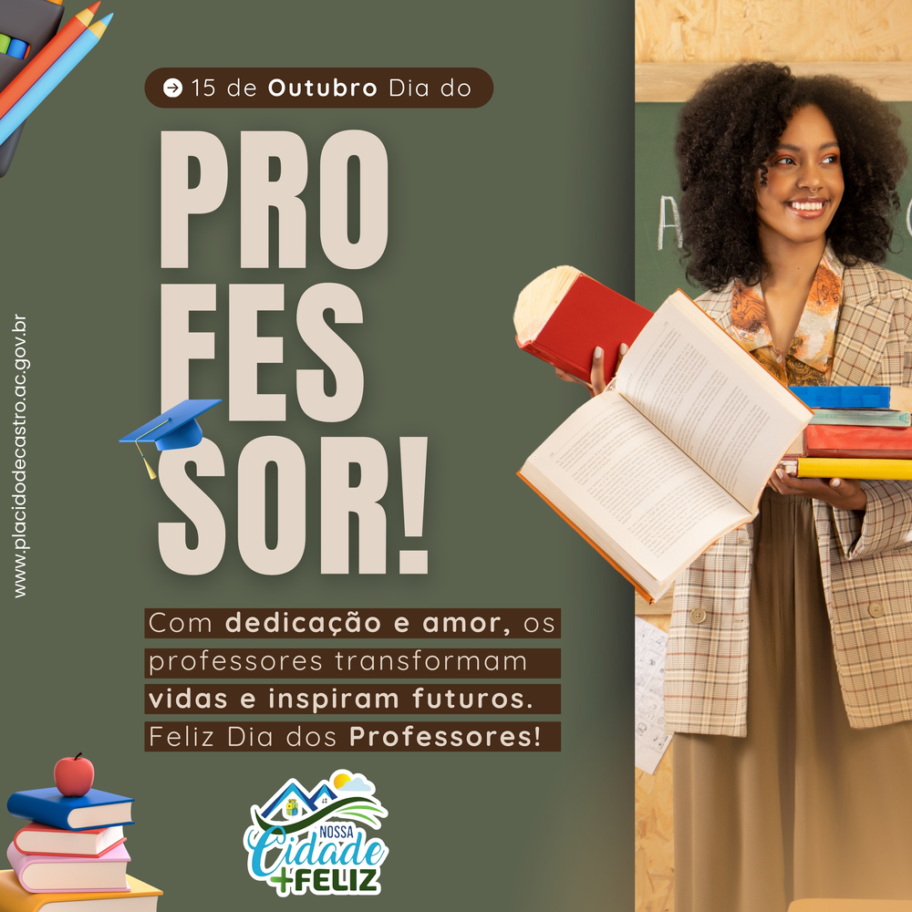 15 de outubro: Dia dos Professores | Cidade AC News – Notícias do Acre