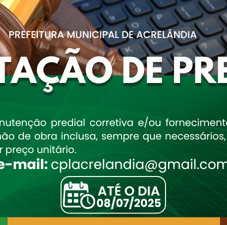 Cotação de Preço - Aviso de Cotação de Preço