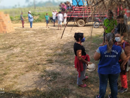 Ação da Saúde Municipal beneficiou mais de 110 pessoas da comunidade Pirapora na zona rural