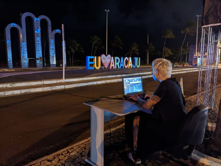 Brasileia recebe projeção urbana para marcar o mês da Primeira Infância