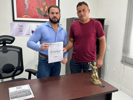 Vereador Eudes Mendes protocola denúncia na Promotoria de Justiça do Ministério Público do Acre