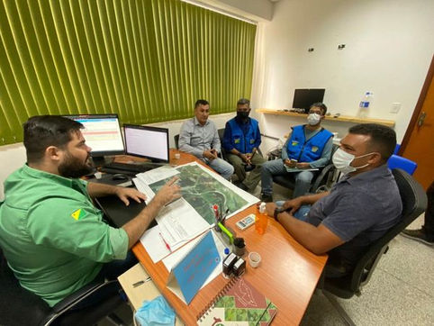 Prefeito Naudo Ribeiro busca parceria com IFAC e Depasa para construção de ETE