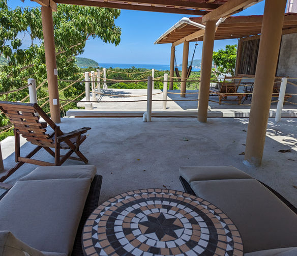 Terraza en la azotea de Tortuga