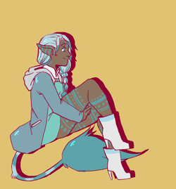 single character, full body