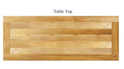 Thumbnail: RECTANGULAR EXTRA HEAVY TABLE 79"