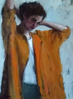 Bérénice - Huile sur lin 73x54