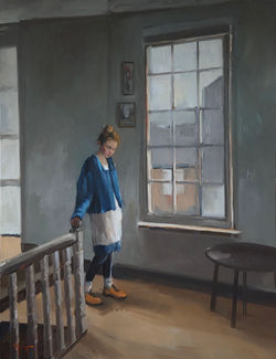 Amsterdam Huile sur lin 116x89 - Disponible