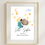 Miniaturbild: Wassermann- personalisiertes Baby-Poster (Pdf, Din A4, zu