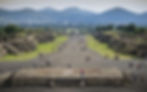 Ancient pyramids of Teotihuacán near Mexico City, a must visit place in Mexico City Mexico.