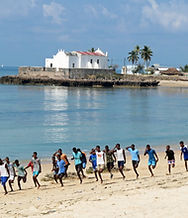 Ilha de Mozambique - Boys Exercising on Beach.jpg