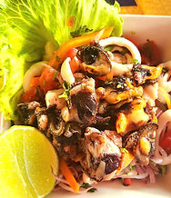 El Tunco - Erika Restaurant - Ceviche with Concha Negra.jpg