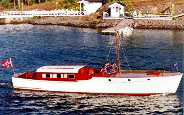 Båtbyggeriet på Søndre Nes bygde mange flotte klassiske trebåter.