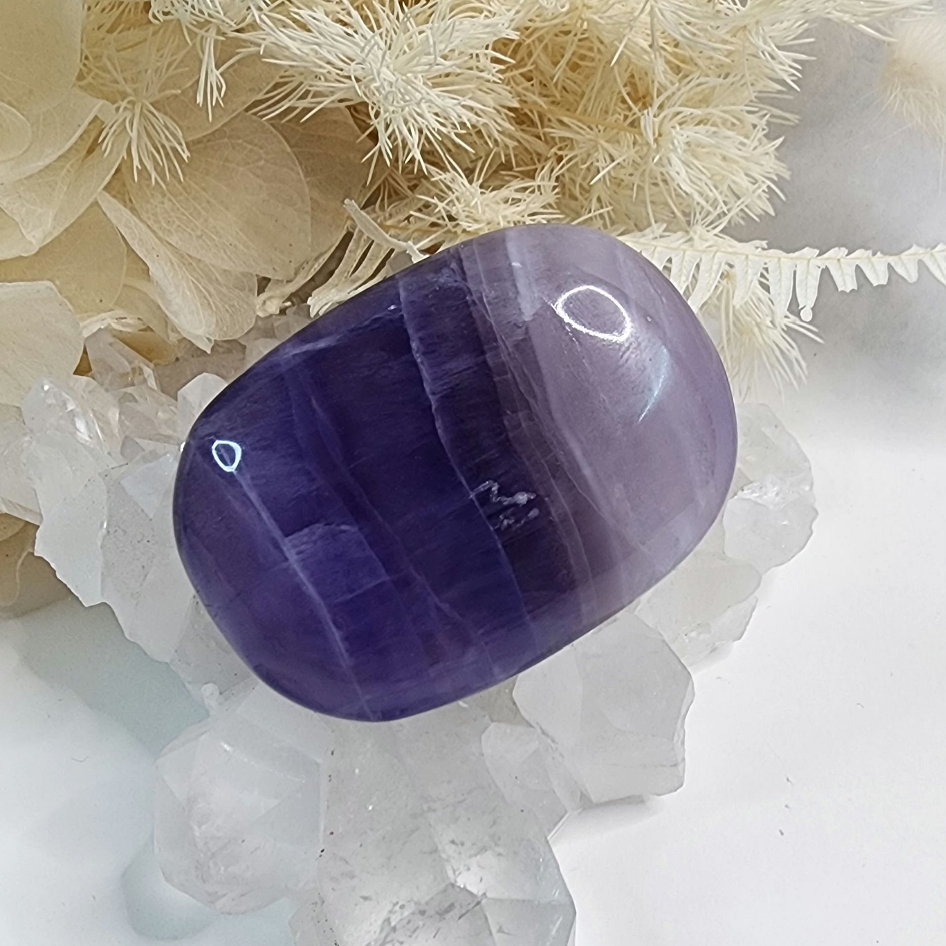 Fluorite • Palm Stone #2