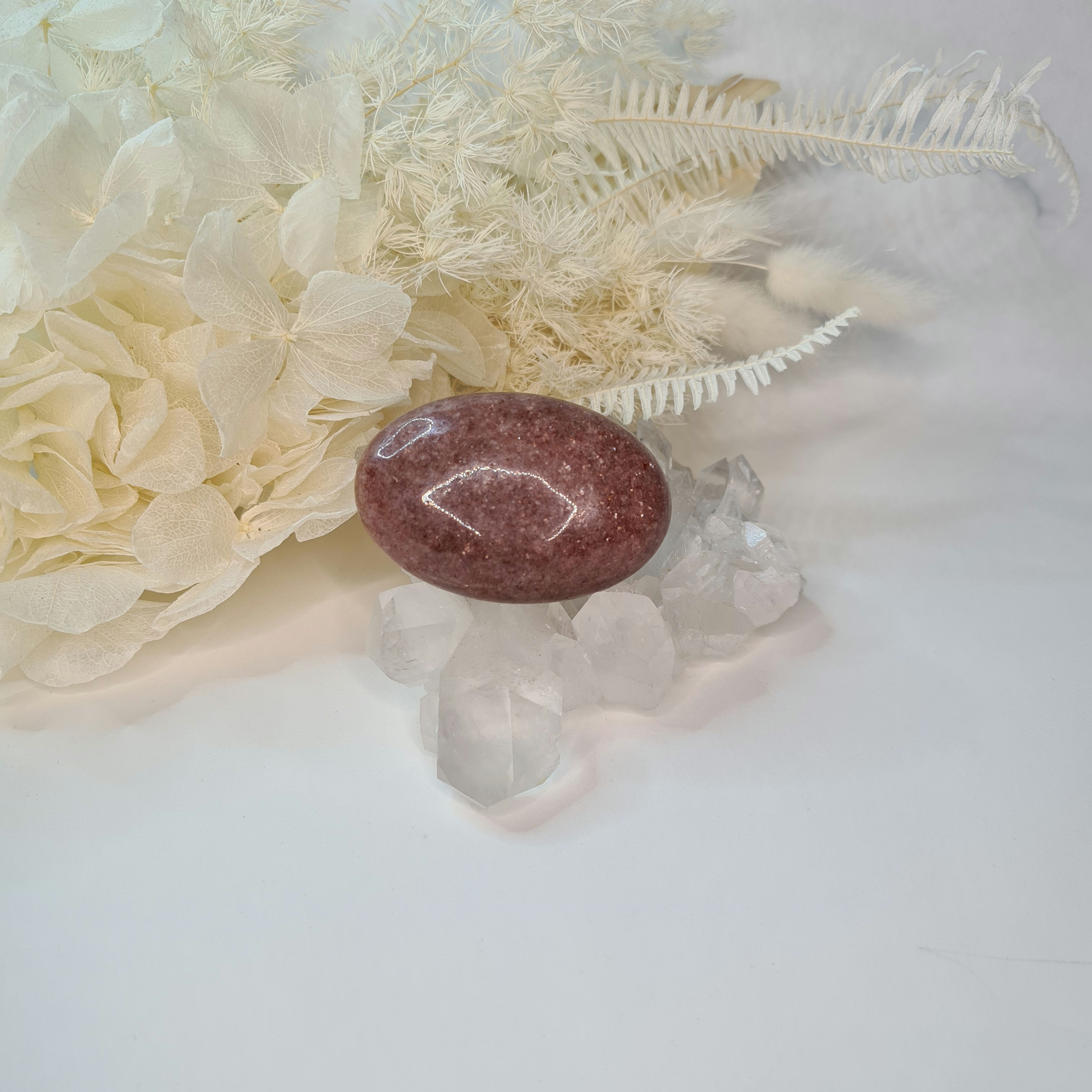 Red Aventurine • Palm Stone