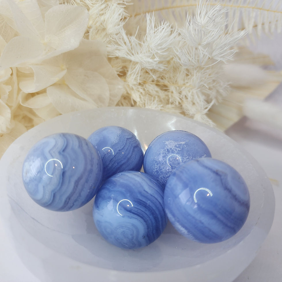 Thumbnail: Blue Lace Agate • Sphere