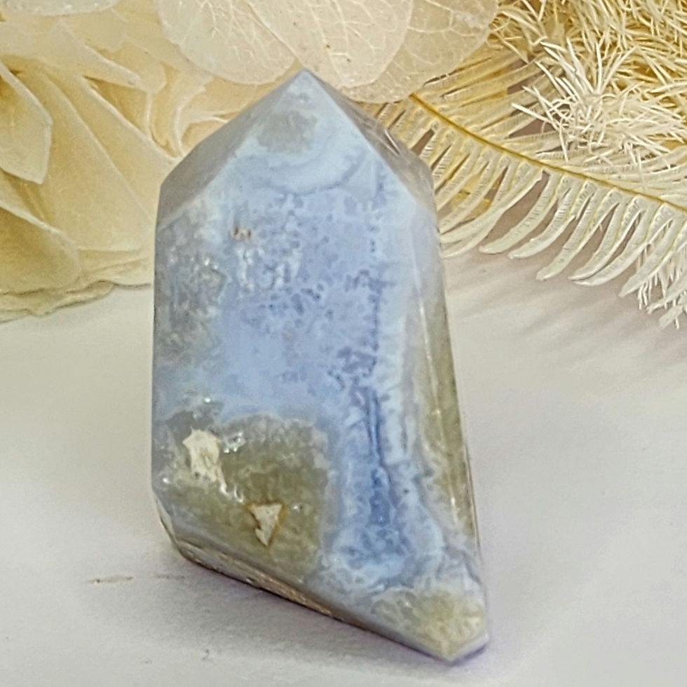 Thumbnail: Blue Lace Agate • Geo Free Form #3