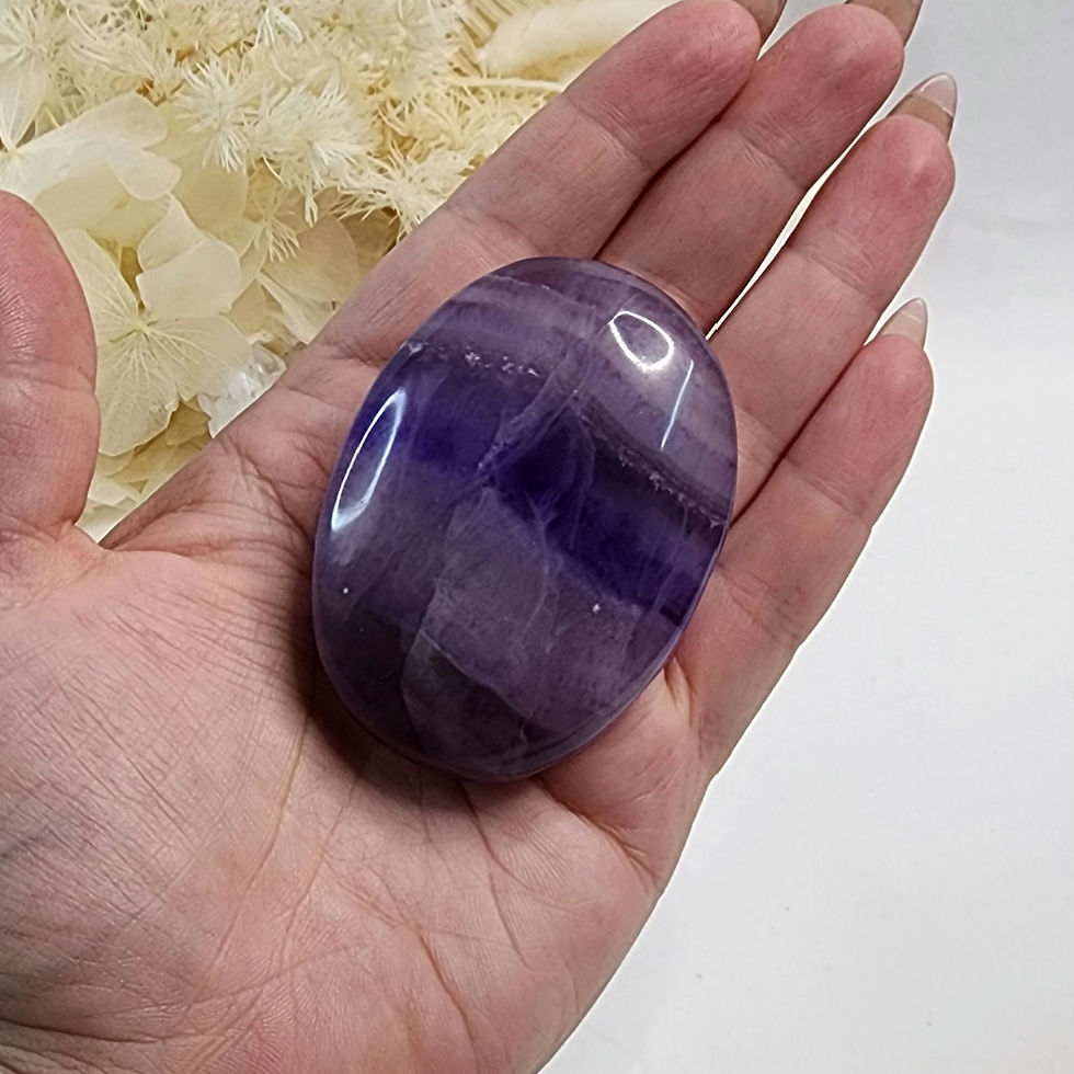 Thumbnail: Fluorite • Palm Stone #3