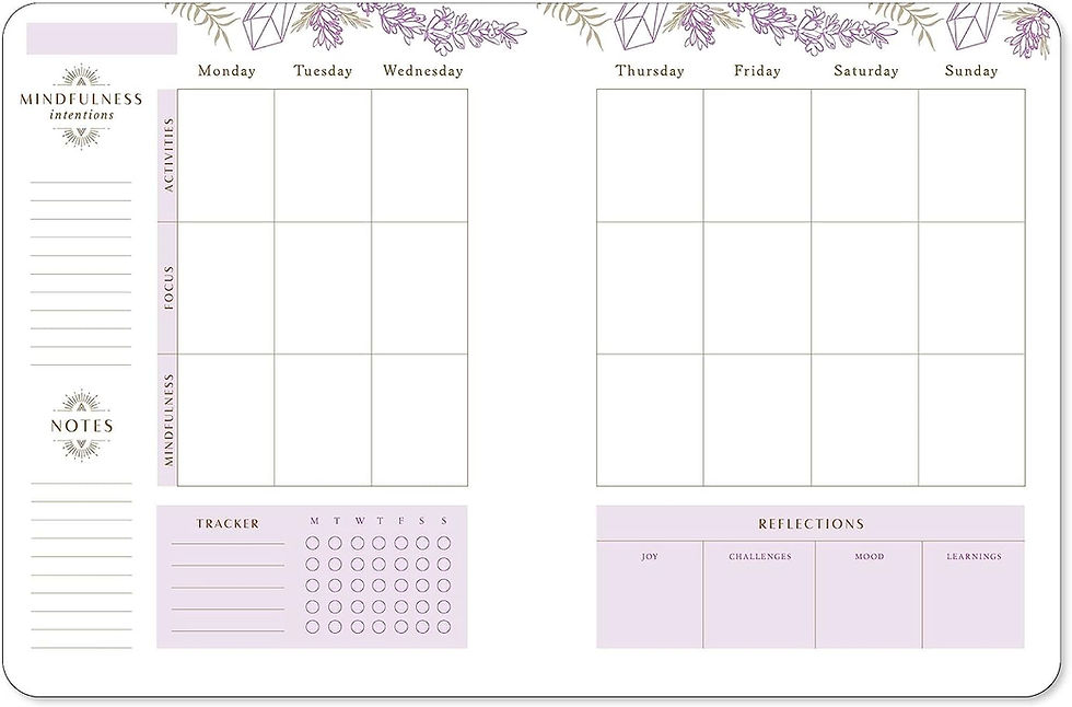 Thumbnail: Mindfulness 12-Month Undated Planner