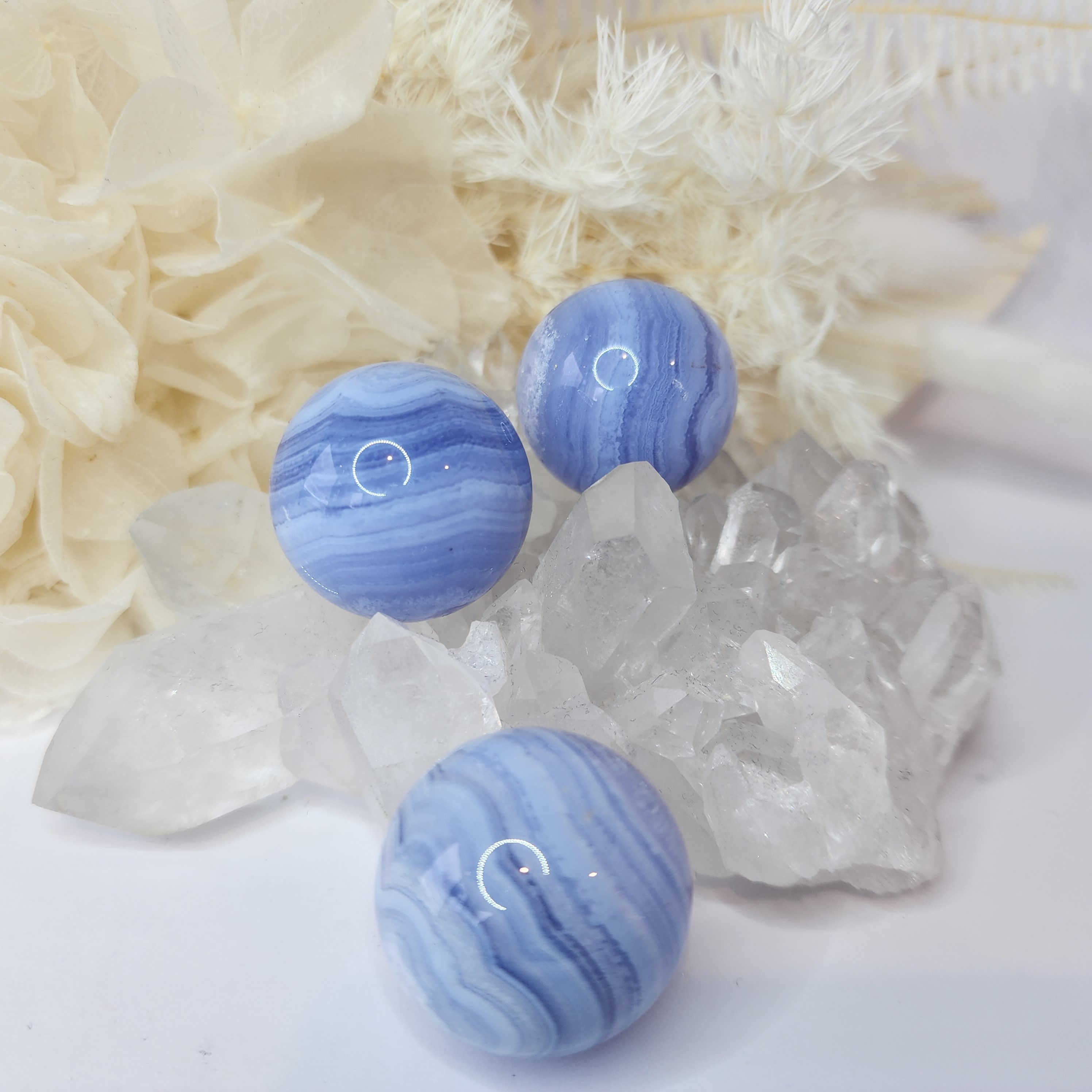 Blue Lace Agate • Sphere