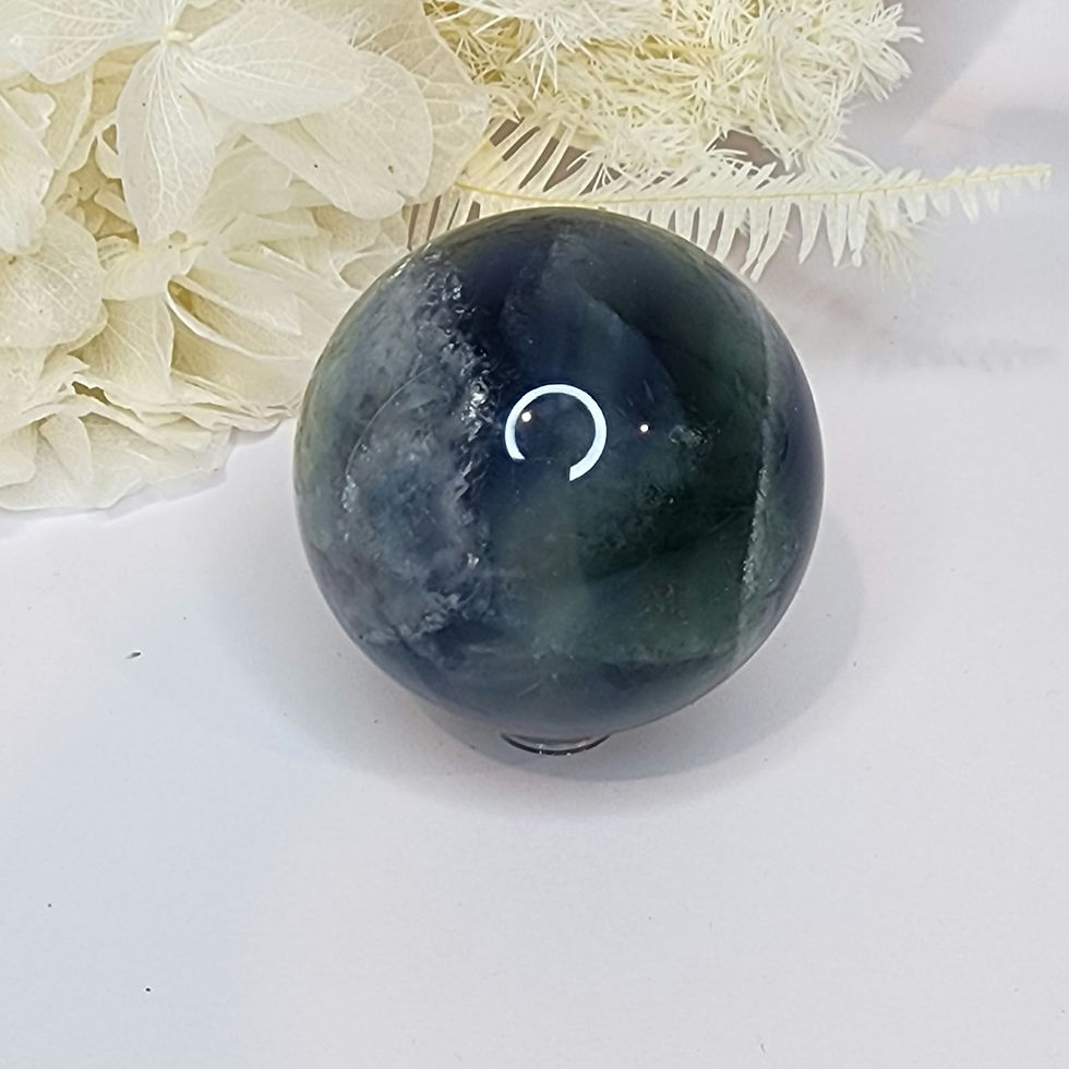 Thumbnail: Fluorite • Sphere #3