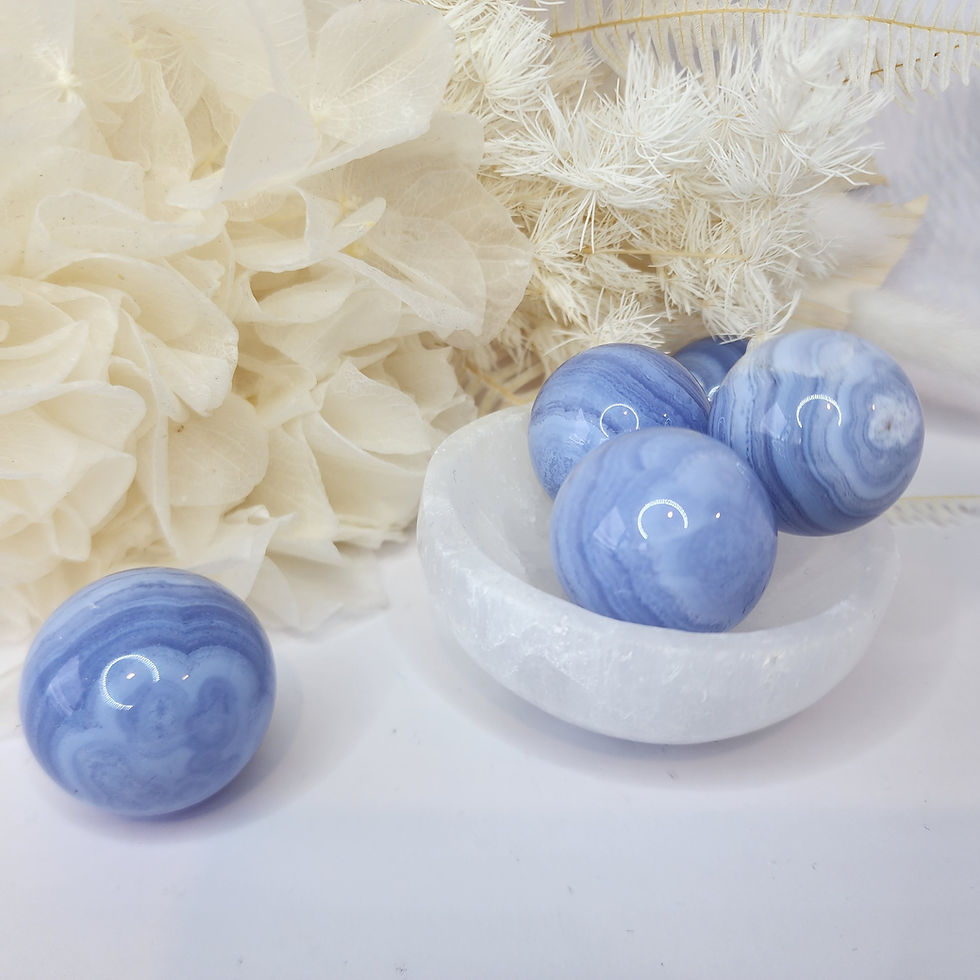 Thumbnail: Blue Lace Agate • Sphere