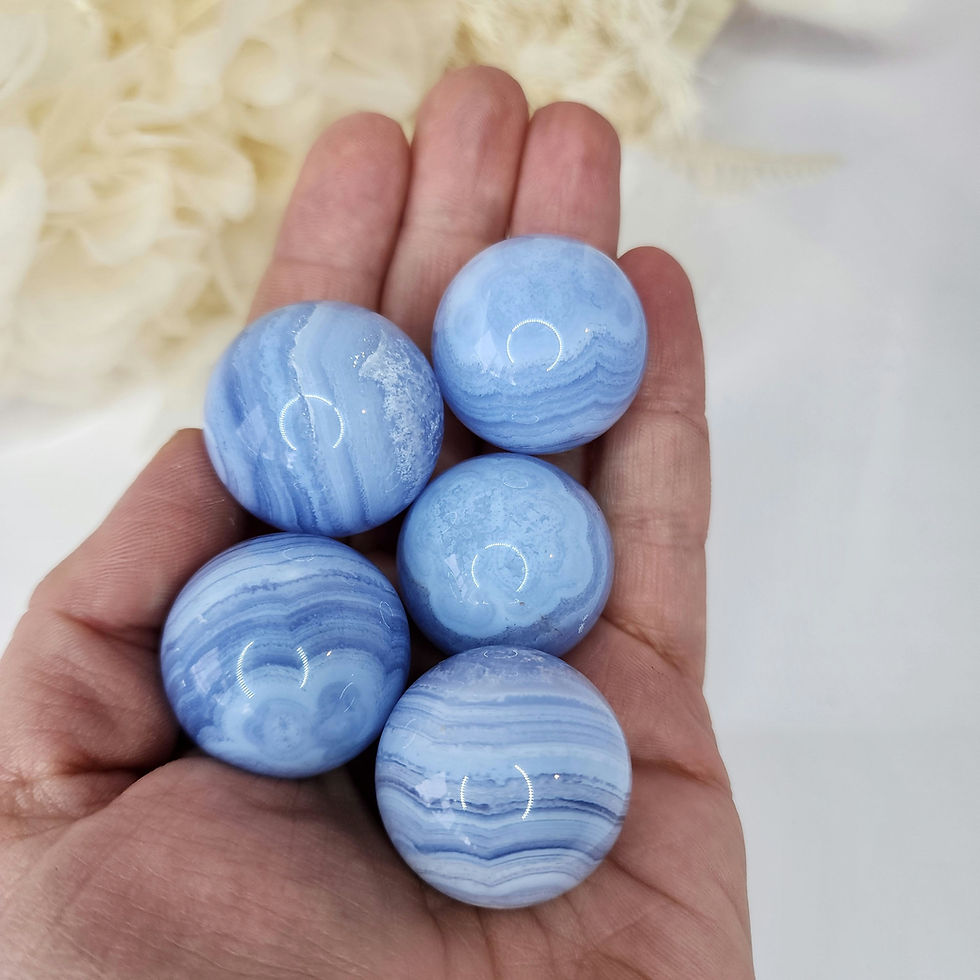 Thumbnail: Blue Lace Agate • Sphere