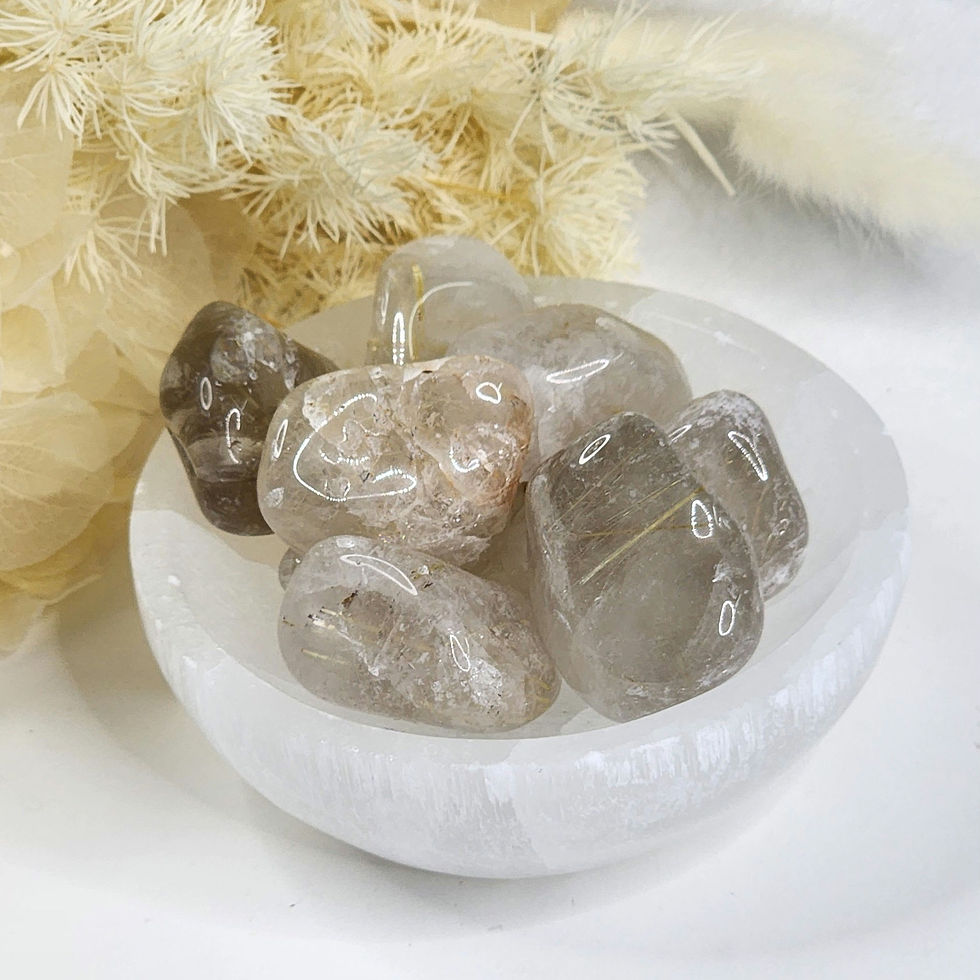 Rutilated Quartz • Large Tumble