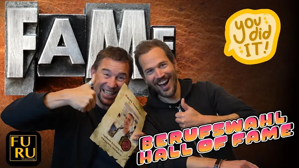 Berufswahl HALL OF FAME: Zeig wer was erreicht hat!