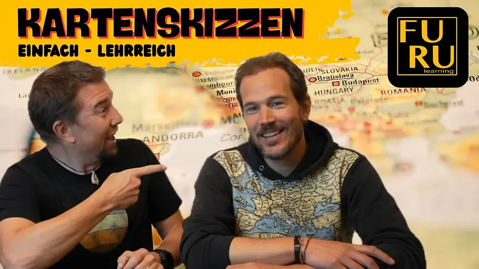 Mit Kartenskizzen Europa kennenlernen