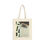 Thumbnail: Flower Art Cotton Canvas Tote Bag