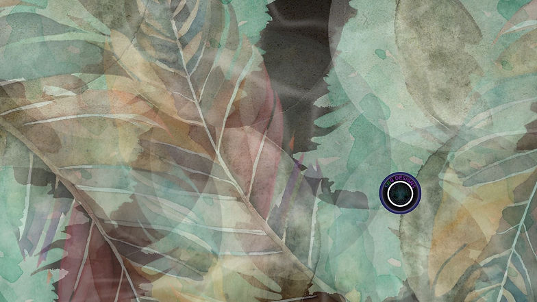 blended and patterned digital art display