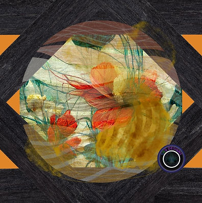 nature art - gold fish bowl