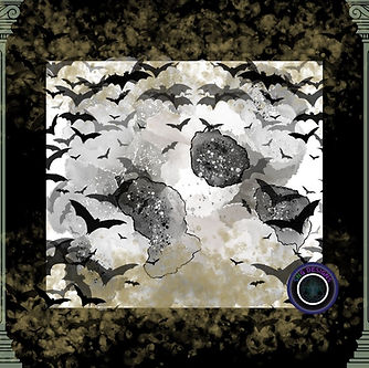 patterned design with bats