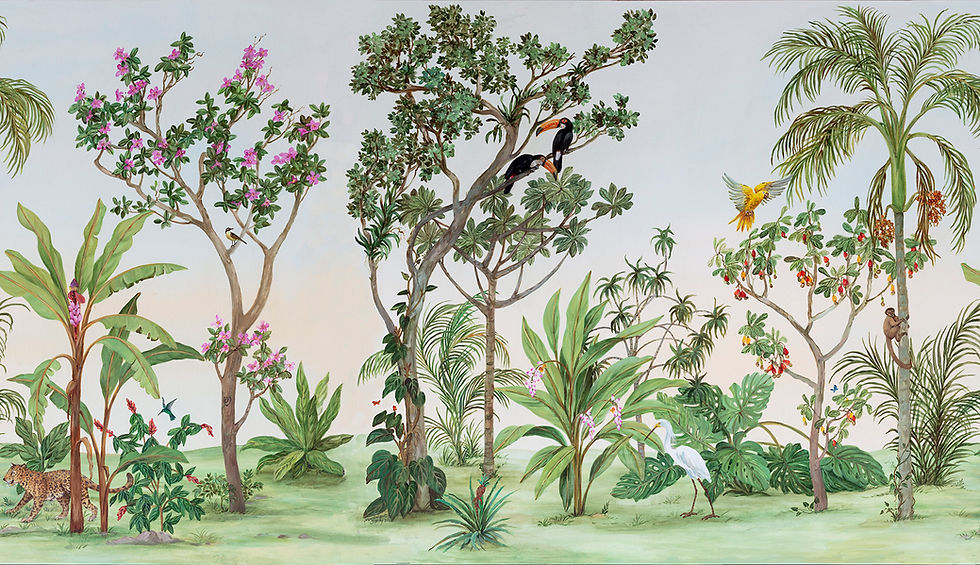 Miniatura: Papel de Parede Non Woven "Fantasia Tropical"