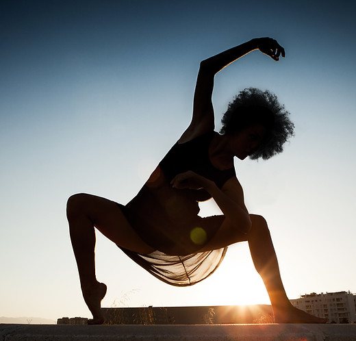 Dancer in Sunset