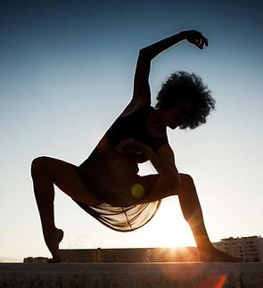 Dancer in Sunset
