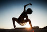 Silhouette de danseuse