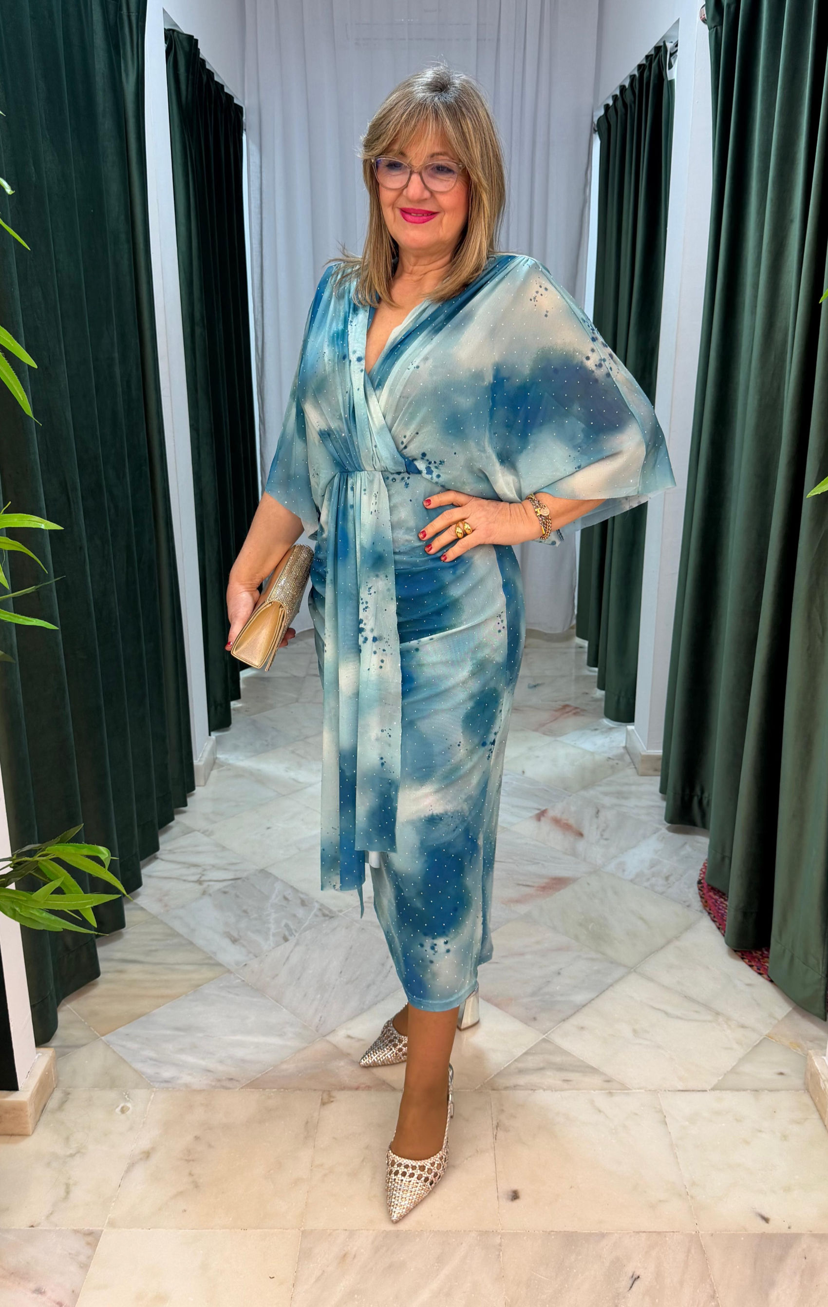 Vestido Romina difuminado