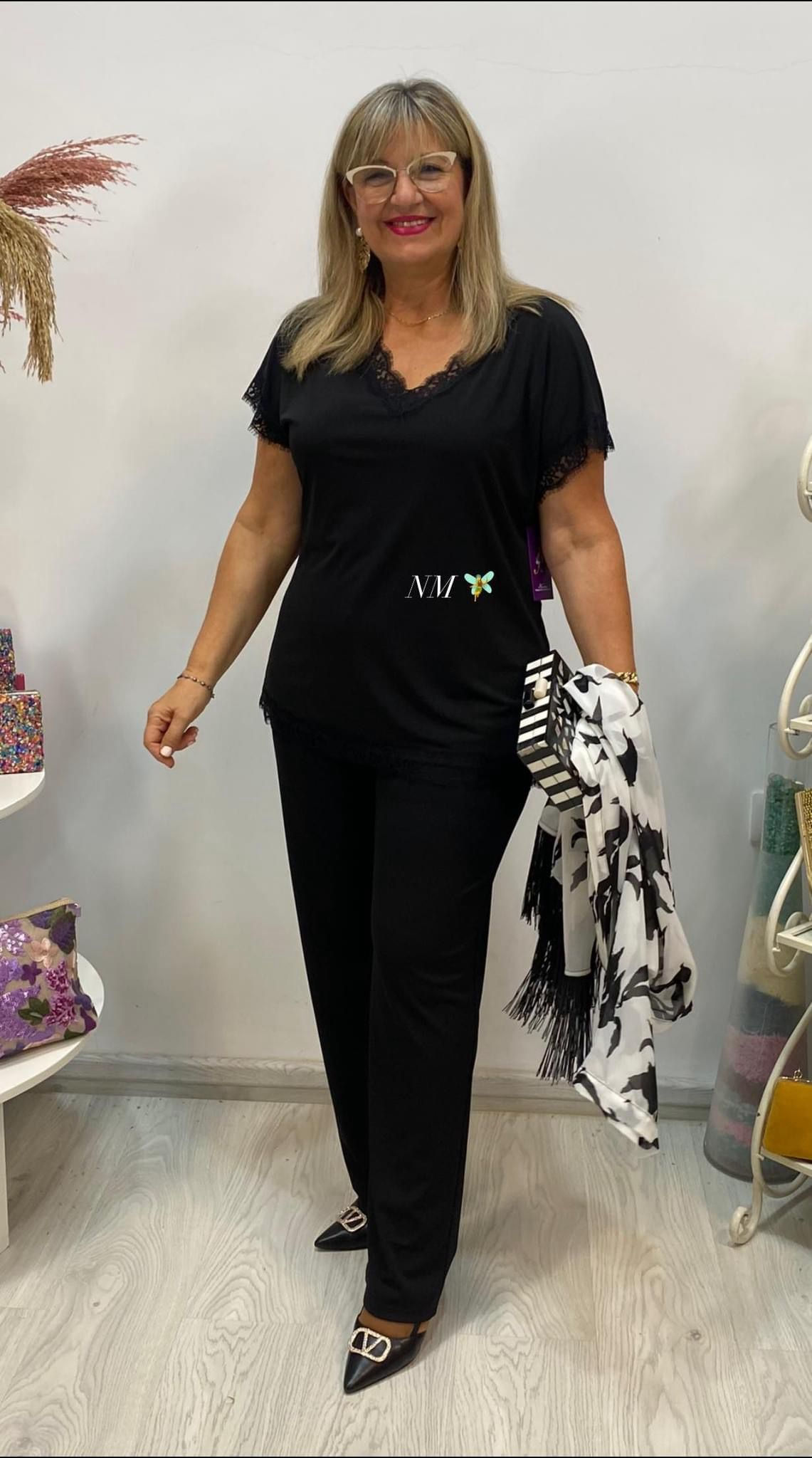 Dessous mit 1/2 Ärmeln