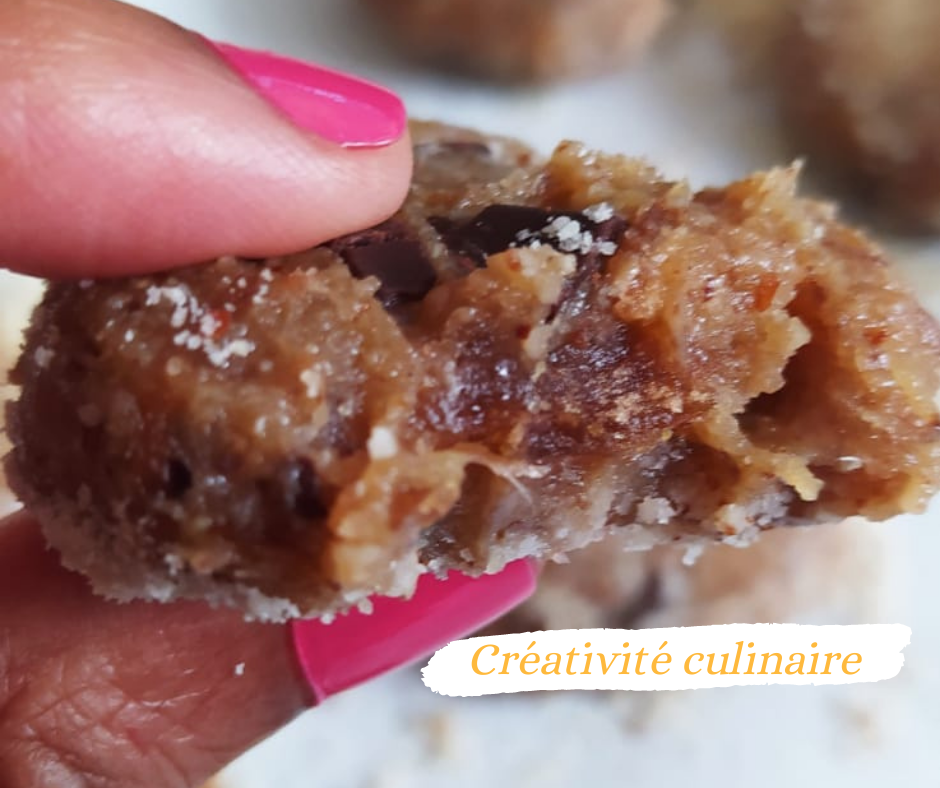 Créativité culinaire cookie sans cuisson
