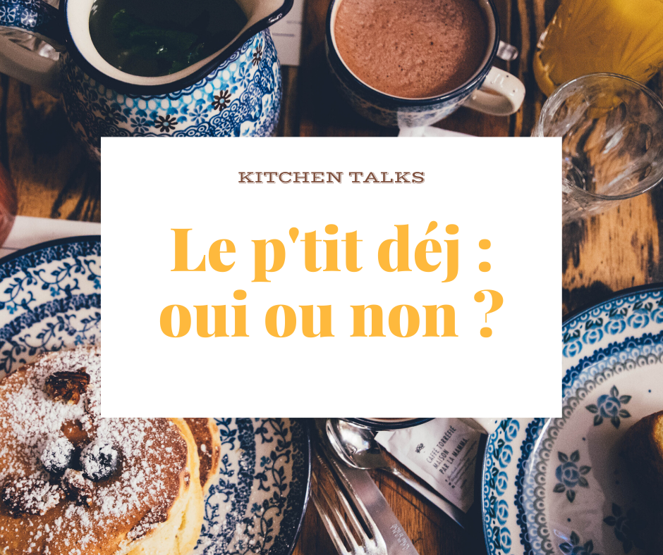 Le p'tit dej oui ou non affiche