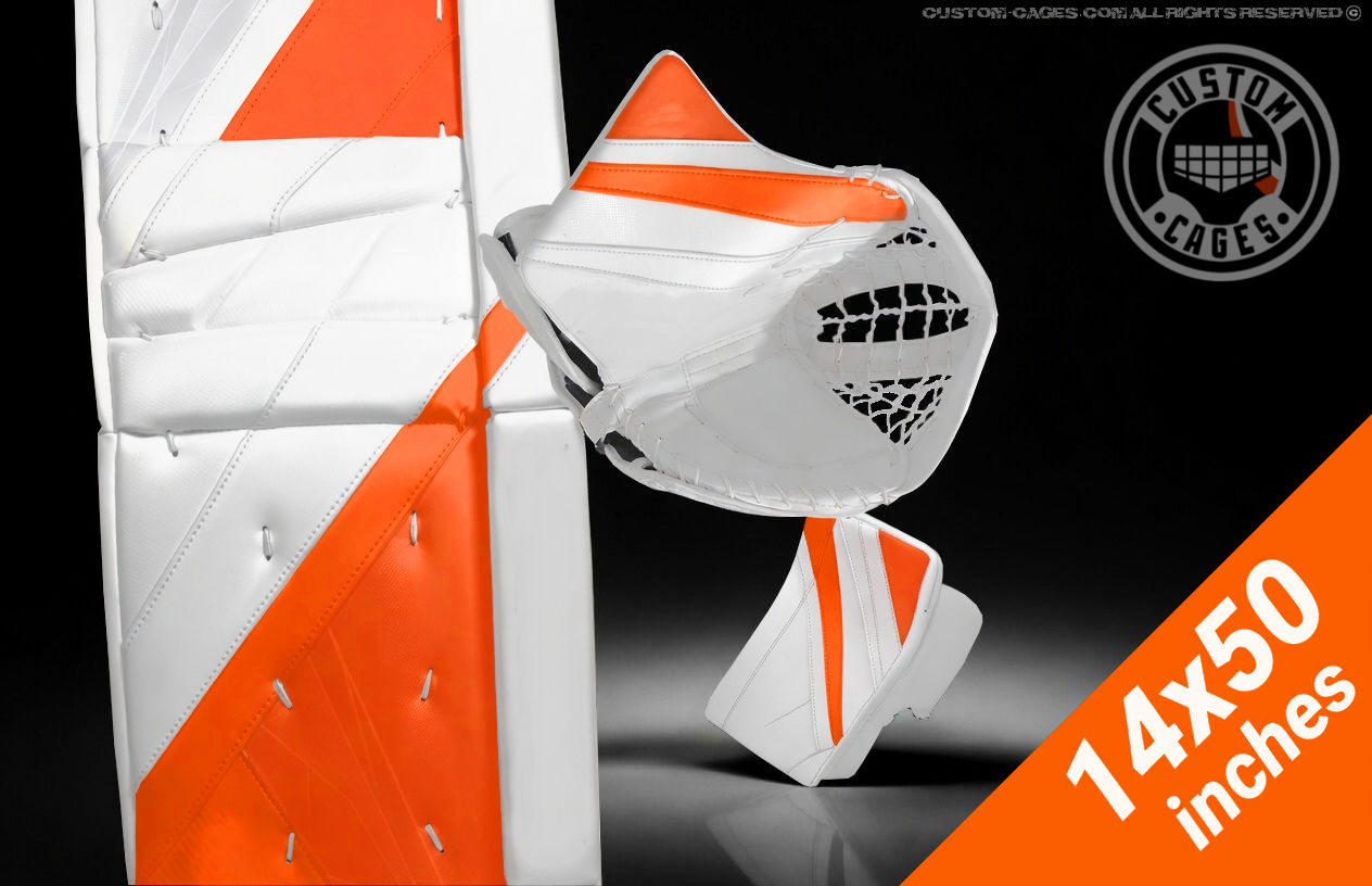 BLOOD ORANGE - Goalie Pad Vinyl Wrap