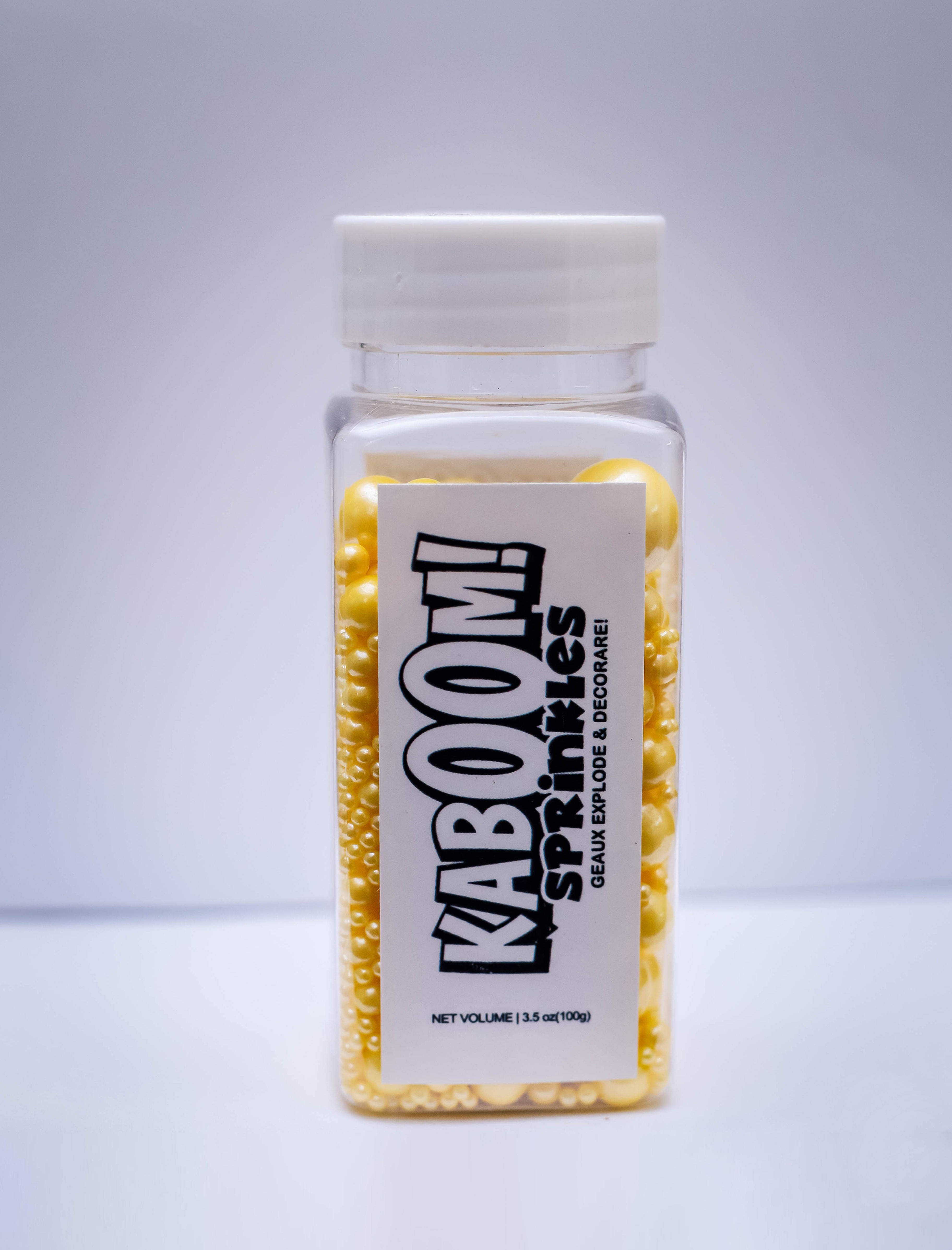 Yellow Mix Size Pearl Ball