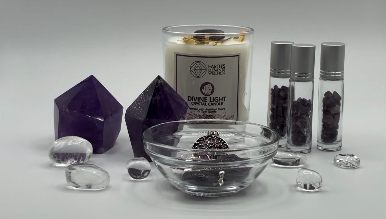 Divine Crystal Candle
