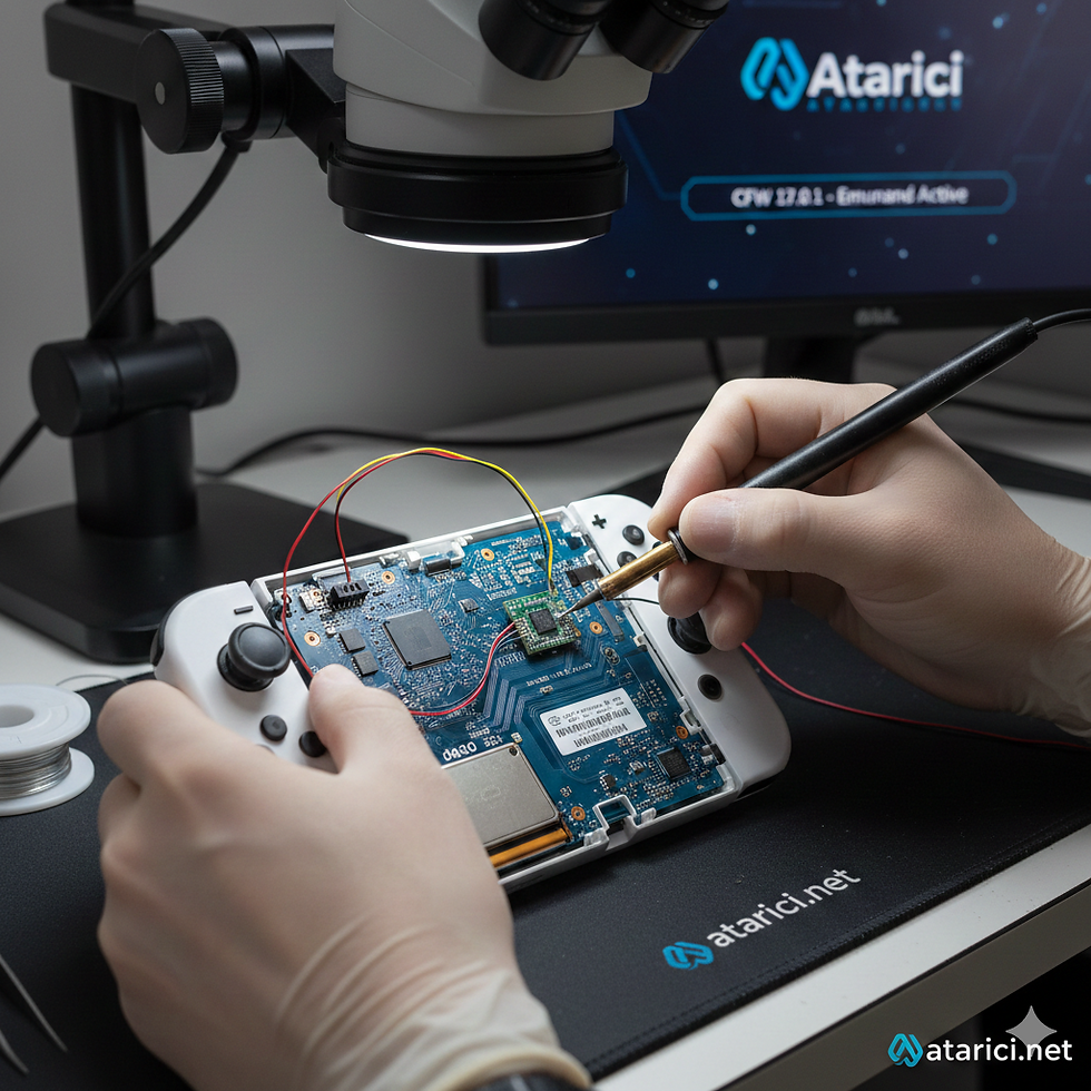 Nintendo Switch OLED Modchip Uygulaması - Atarici İzmir